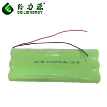 14.4v 2200mah Sub C NIMH batería recargable